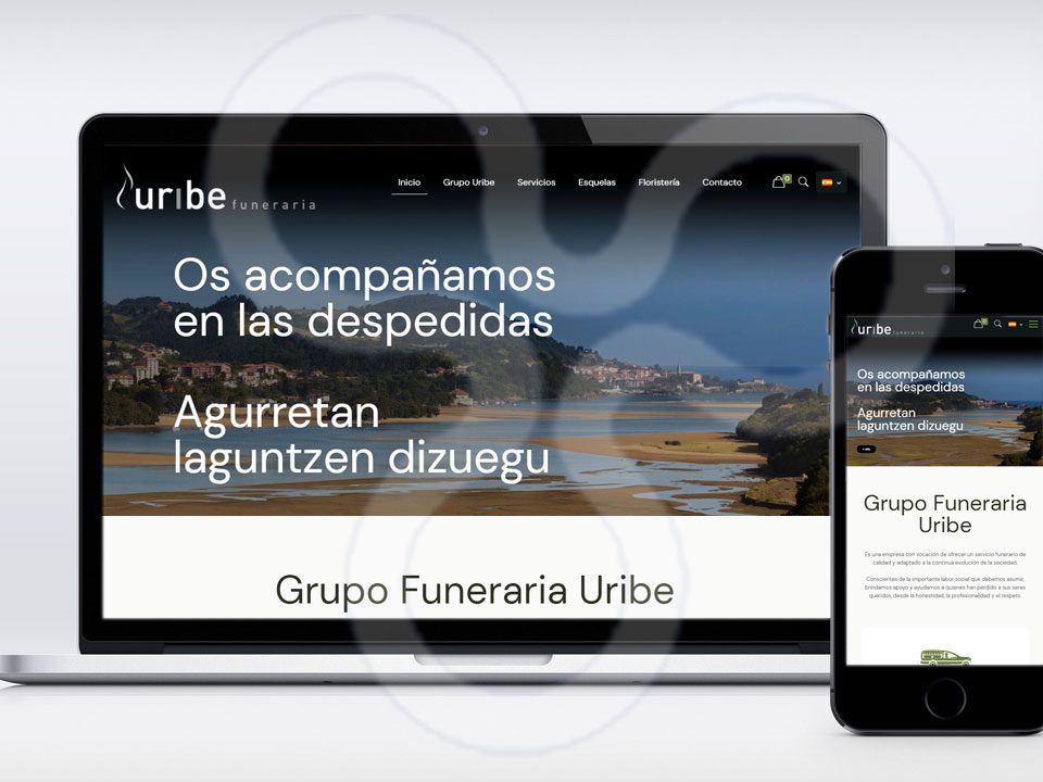 Web Grupo Funeraria URIBE